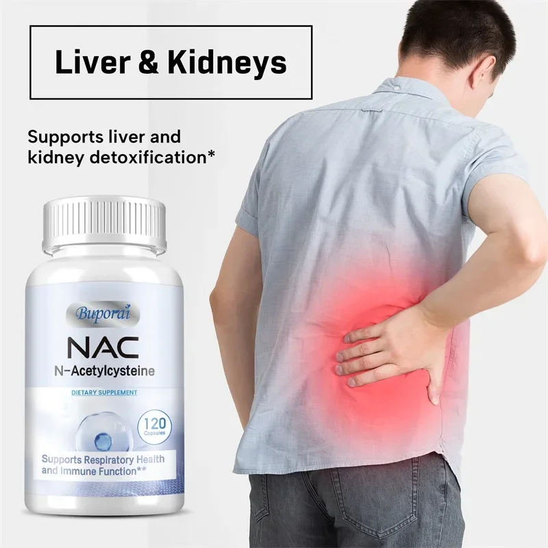 Nac N Acetyl Cysteine - NAC - เอ็น-อะซีทิลซิสเทอีน - สนับสนุนสุขภาพทางเดินหายใจและระบบภูมิคุ้มกัน ช่วยเสริมการล้างพิษตับและไต