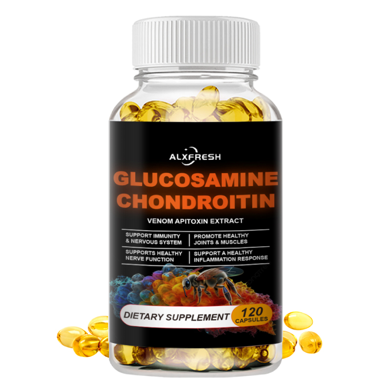 Glucosamine Chondroitin Joint - กลูโคซามีน คอนดรอยติน แคปซูล ผสมพิษผึ้ง สำหรับบรรเทาอาการอักเสบของกระดูกและข้อ ช่วยลดความเครียด