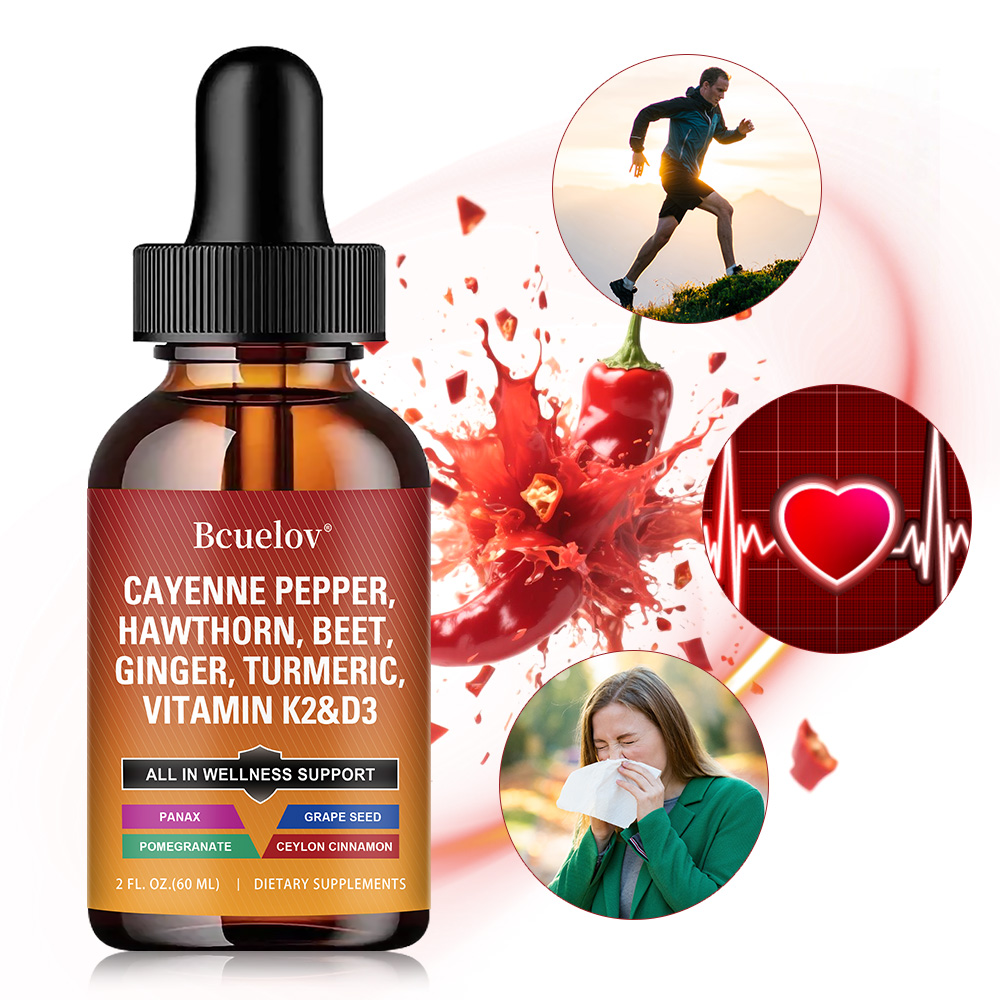 Vitamin D3 K2 Drop - แคย์เอ็นเปปเปอร์ดรอปส์ ซัพพลีเมนท์ชนิดน้ำ ผสมสารสกัดจากฮอว์ธอร์นเบอร์รี่ บีทรูท ขมิ้น วิตามิน