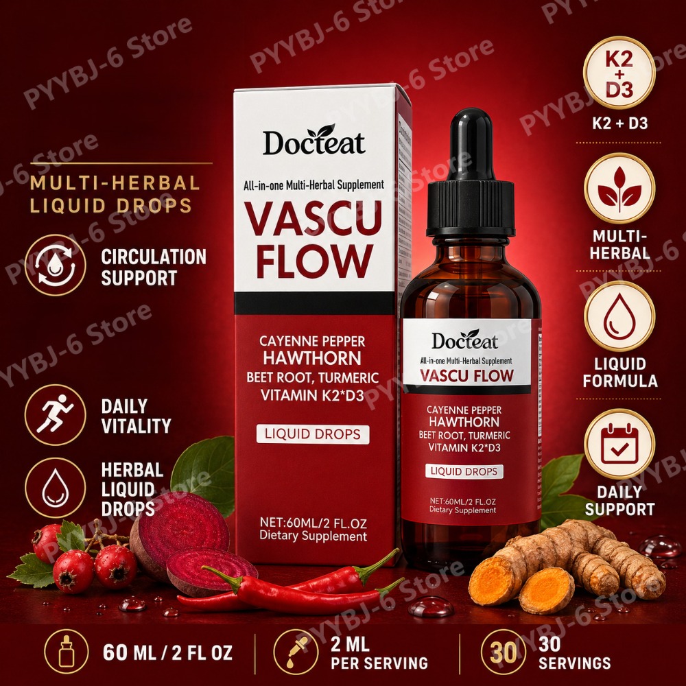 Vitamin D3 K2 Drop - ด็อกทีท มัลติ-เฮอร์เบิล ลิควิด ดรอปส์ สารสกัดจากฮอว์ธอร์น พริกไทยแดง