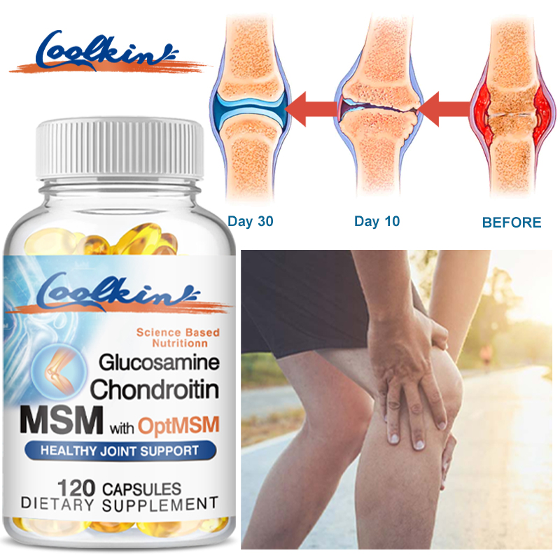 Glucosamine Chondroitin Joint - กลูโคซามีน คอนดรอยติน MSM - ช่วยเพิ่มการดูดซึม ปกป้องกระดูกอ่อน