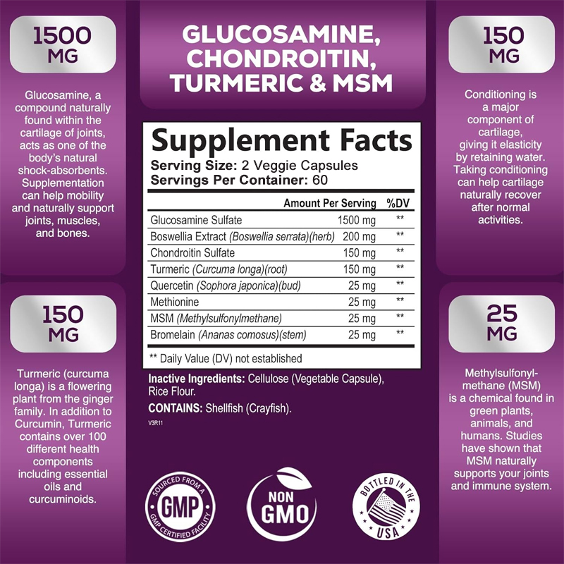 กลูโคซามีน คอนดรอยติน คอมเพล็ก - Glucosamine Chondroitin Joint บทวิจารณ์และราคา