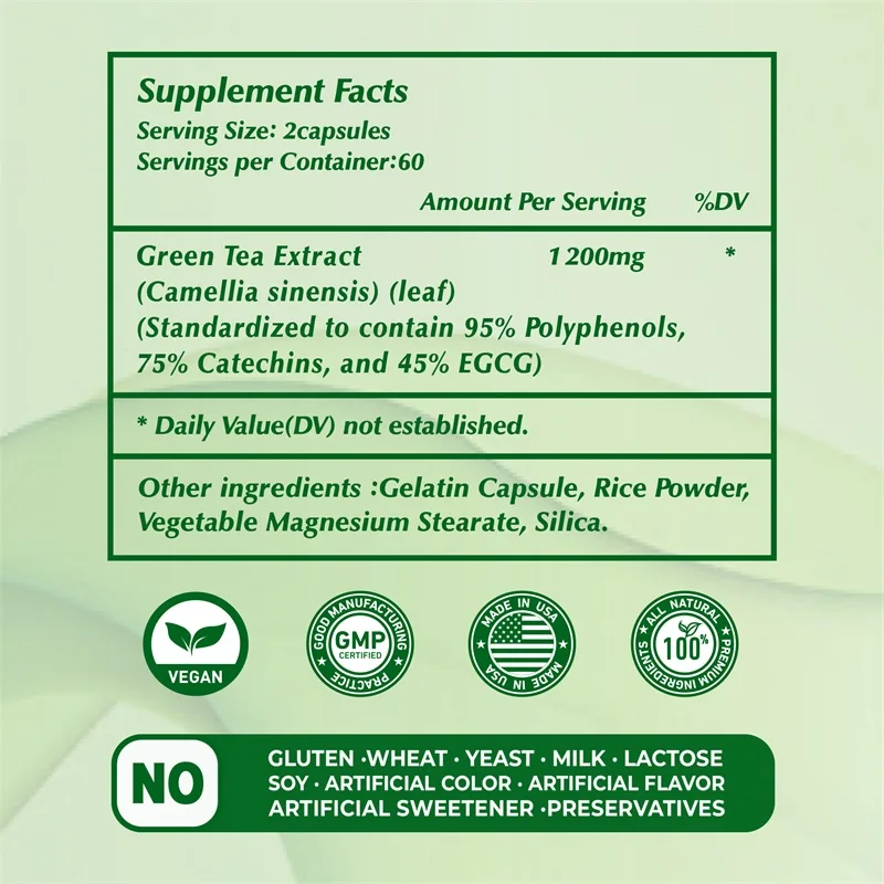 สารสกัดจากชาเขียว EGCG - ช่วยเ - Green Tea Extract Fat บทวิจารณ์และราคา