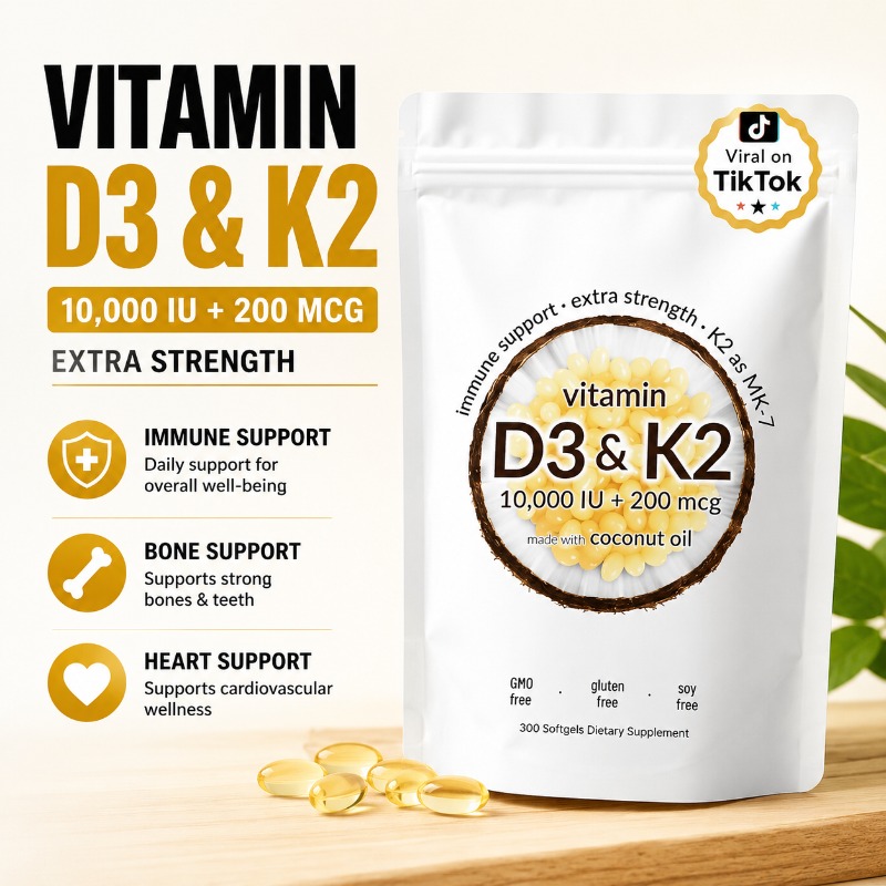 วิตามินดี3 10000 ยูเอชเอ พร้อม - Vitamin D3 K2 Drop บทวิจารณ์และราคา