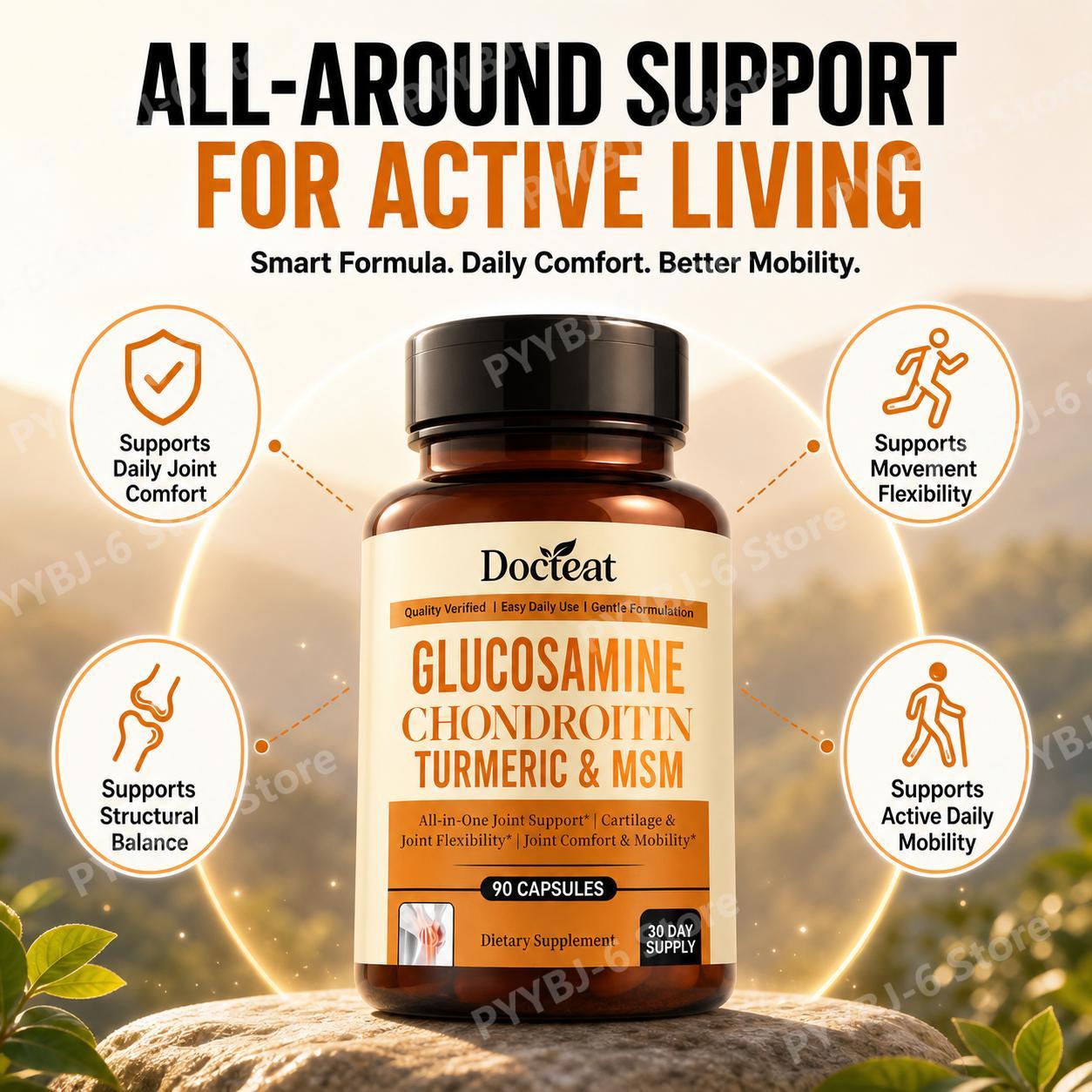 ด็อกทีท กลูโคซามีน คอนดรอยติน  - Glucosamine Chondroitin Joint บทวิจารณ์และราคา