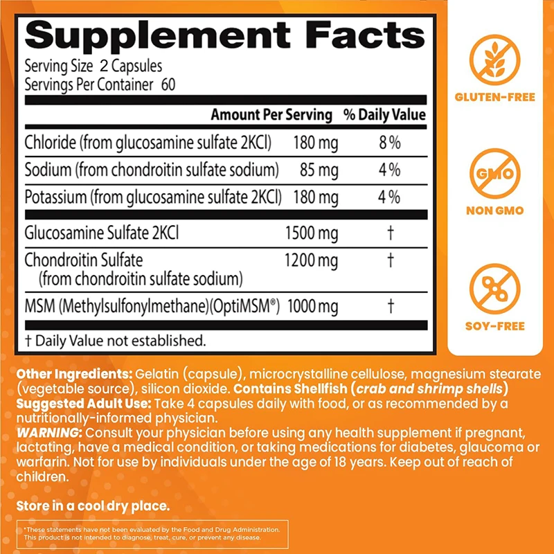 กลูโคซามีน คอนดรอยติน MSM - ช่ - Glucosamine Chondroitin Joint บทวิจารณ์และราคา