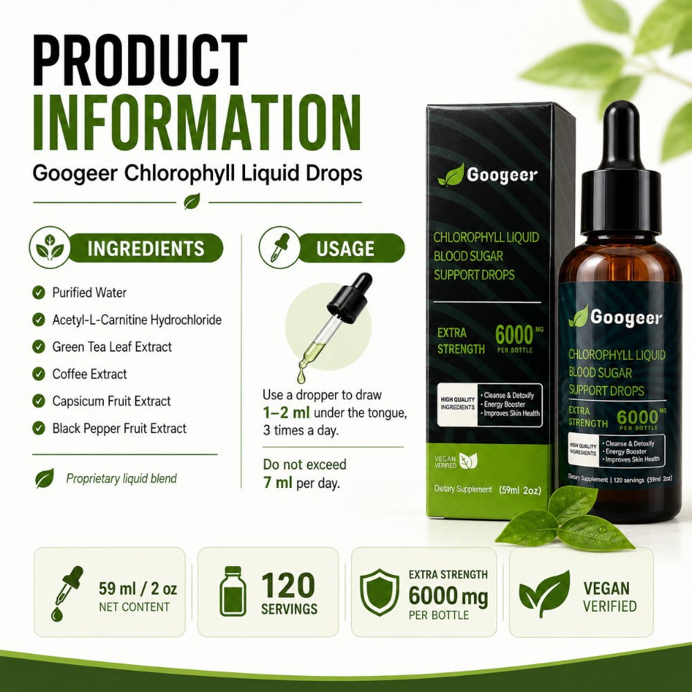 กูเกอร์ คลอโรฟิลล์ ลิควิด ดรอป - L-Carnitine Liquid บทวิจารณ์และราคา